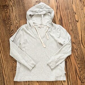 LOFT Gray Hoodie Sweatshirt Color Speckled Small